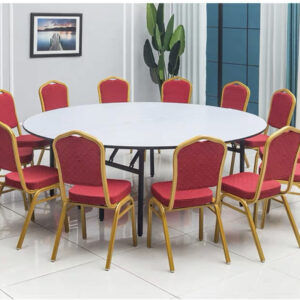 PVC nền tảng chống thấm nước nhà hàng khách sạn gấp lớn bàn tròn tiệc bàn tròn 10 người kính cường lực bàn xoay bàn ghế ăn