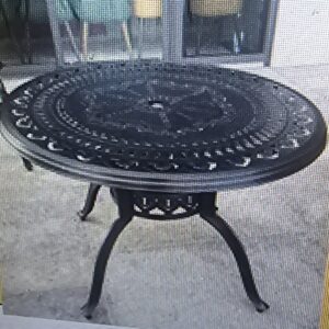 Bàn nhôm đúc nhập khẩu kích thước 100*75cm